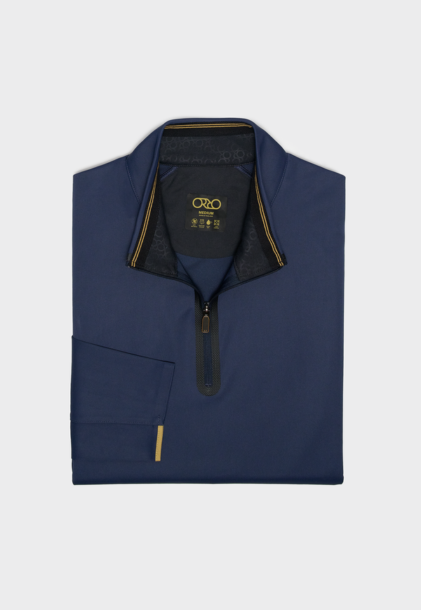 ORROsport Tech Quarter Zip - DARK SAPPHIRE