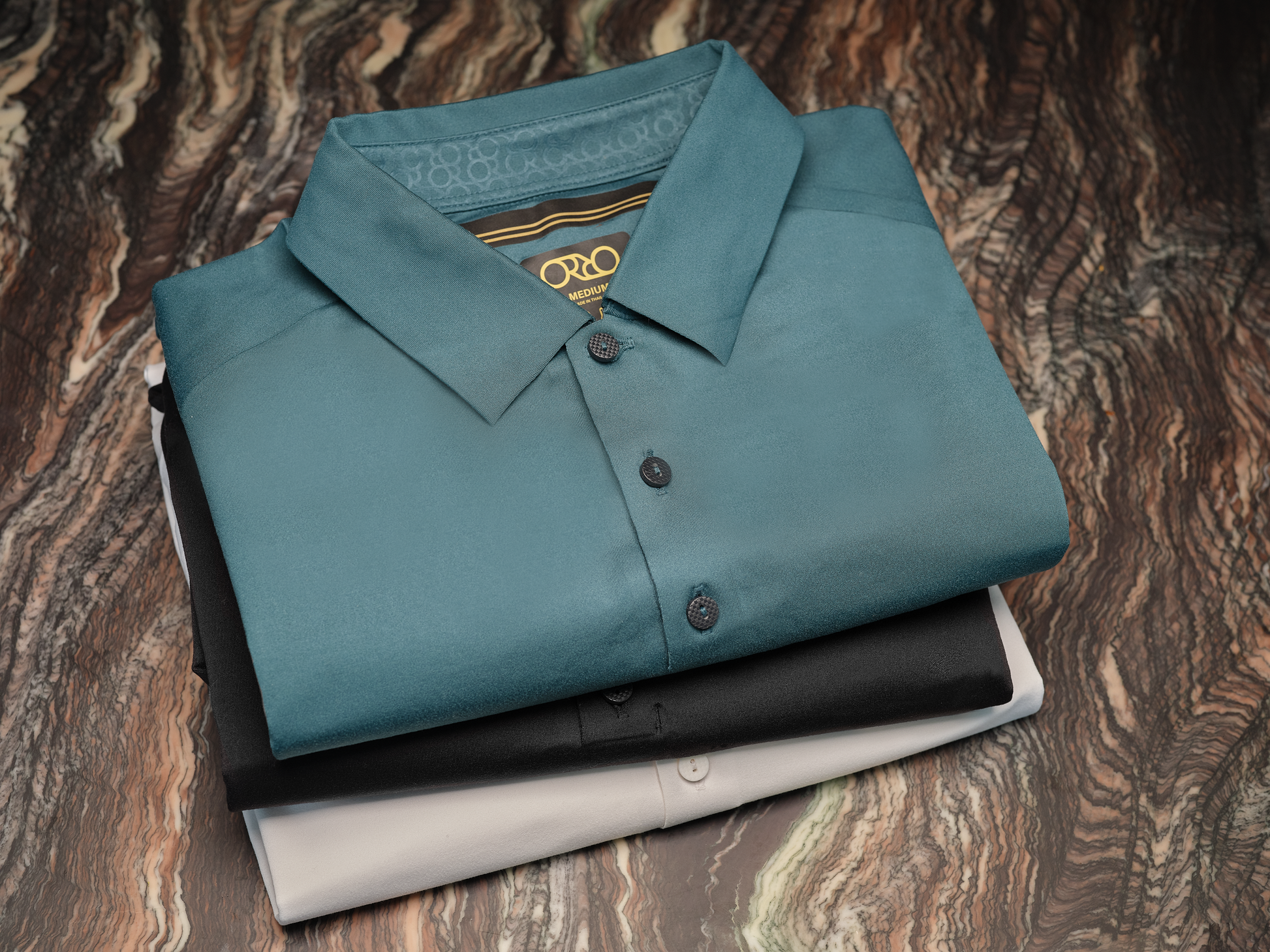 Stay-Crisp Collar Tech Polo