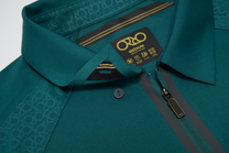 Stay-Crisp Collar Tech Zip Polo