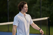 Stay-Crisp Collar Tech Zip Polo